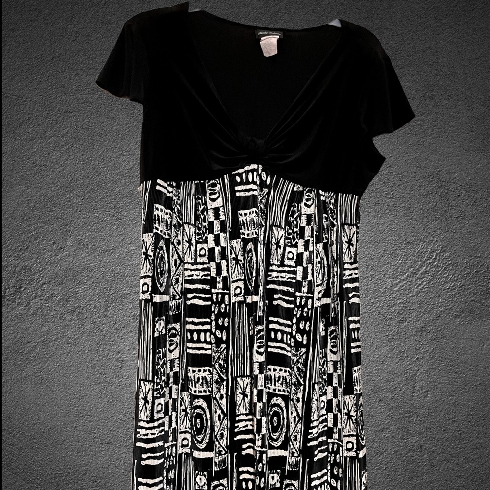 Trible pattern dress